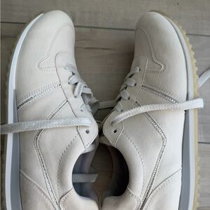Paul Green Ivory Suede Sneakers